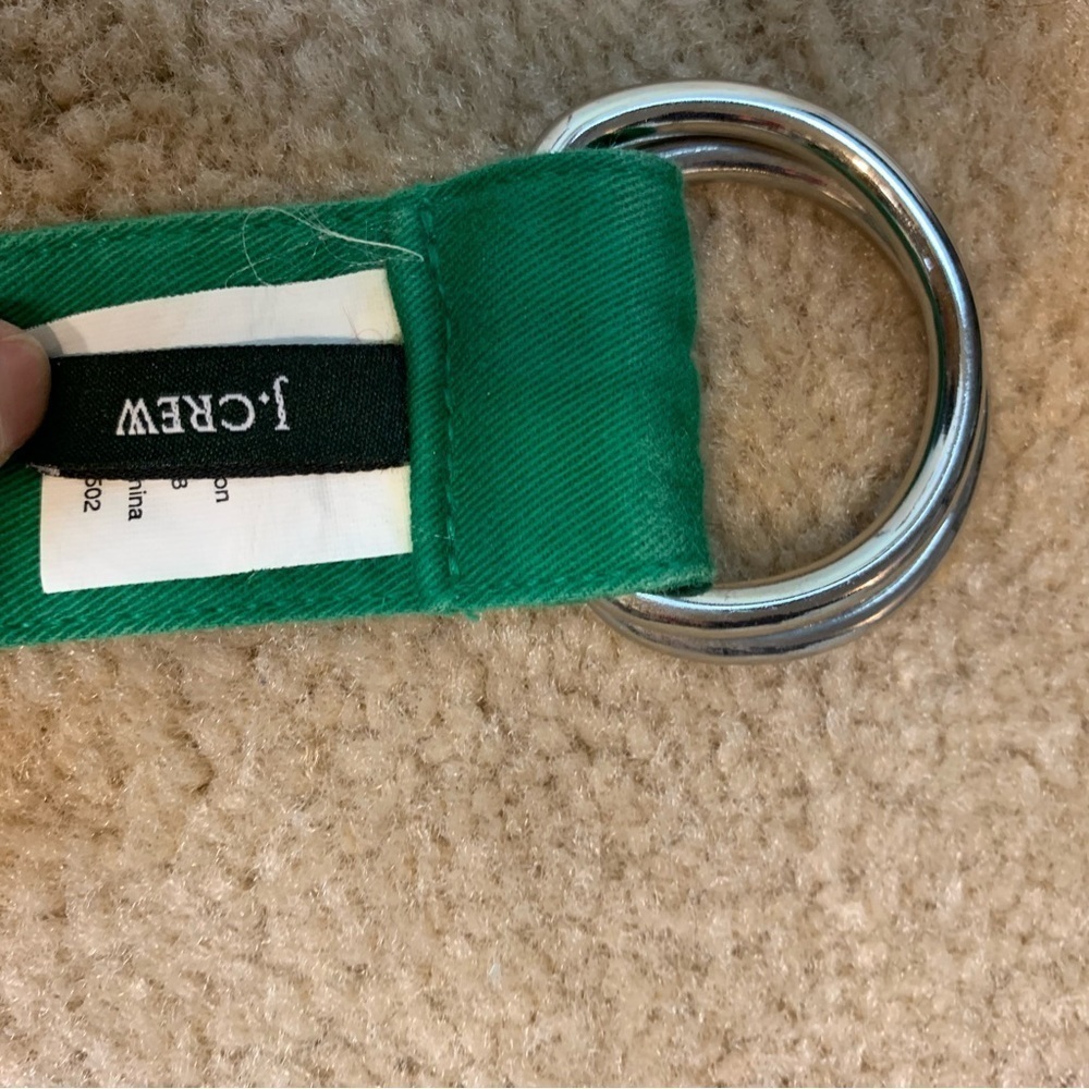 J Crew Watermelon D-Ring Fabric Belt- S/M - Picture 4 of 5